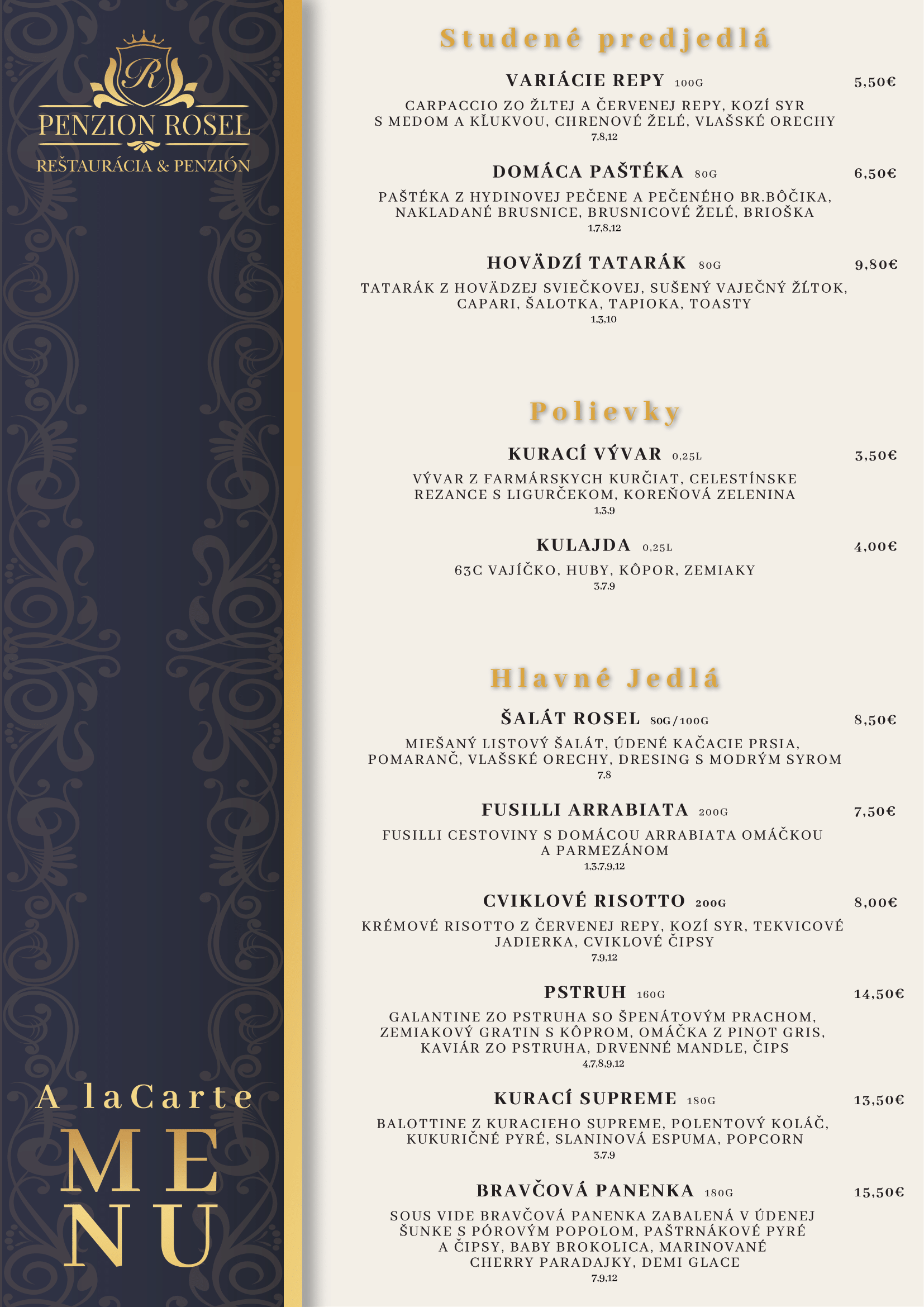 rosel menu 1-1